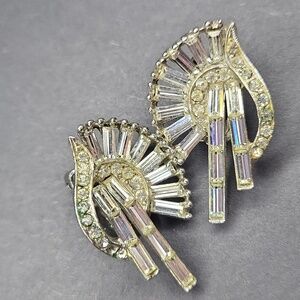 Rare Joseph Weisner Clip Earrings